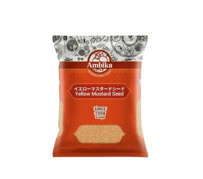 Ambika-Yellow-Mustard-Seed-500g.webp Yellow Mustard Seed (500g) - Image 1